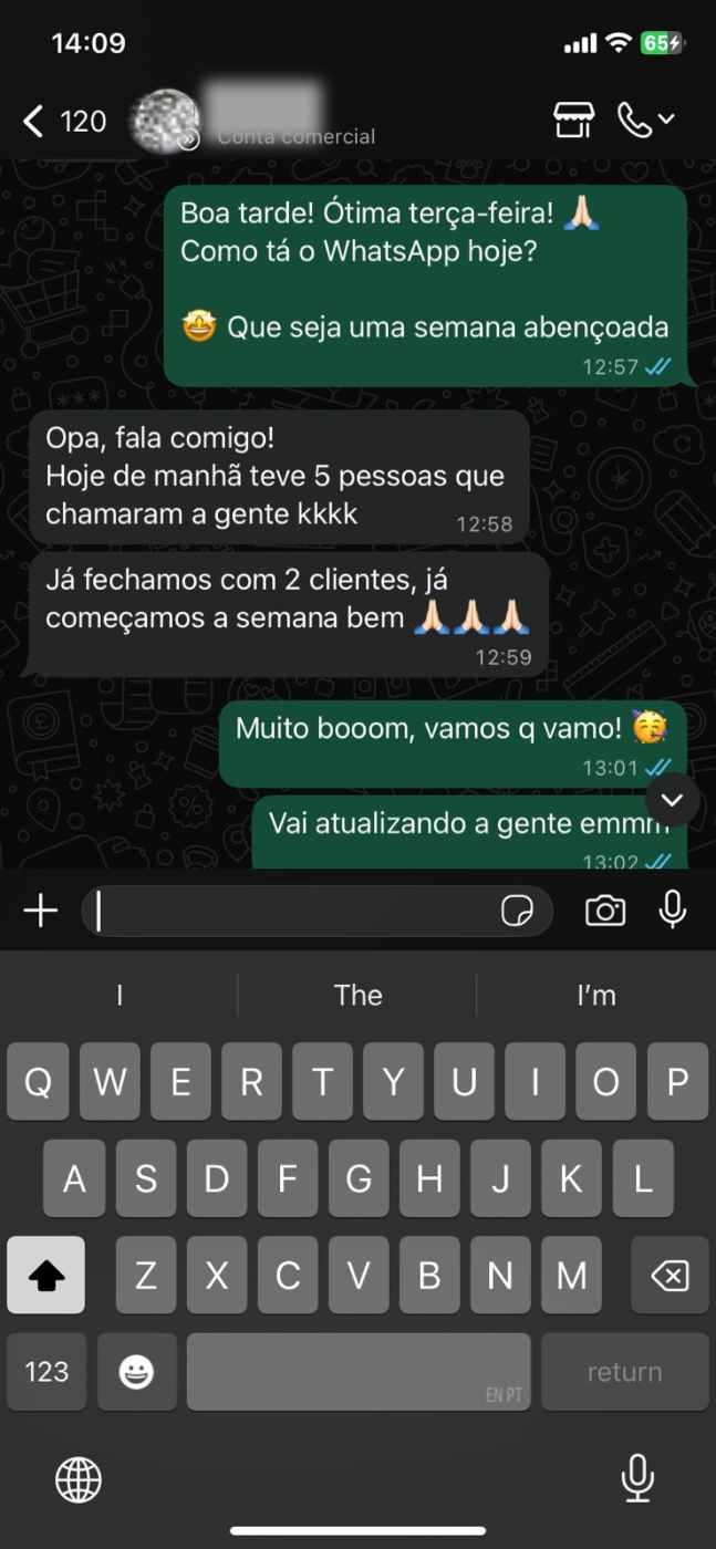 Feedback de cliente - Depoimento 1