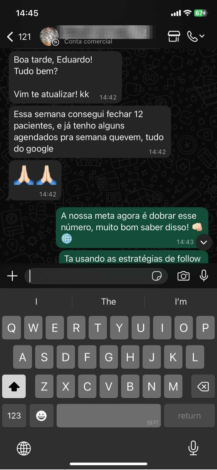 Feedback de cliente - Depoimento 5